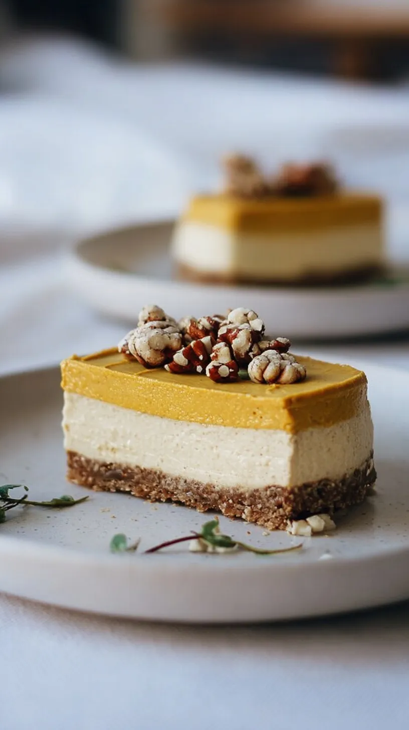 Wow Your Guests: Easy Make-Ahead Raw Pumpkin Cheesecake for Holidays